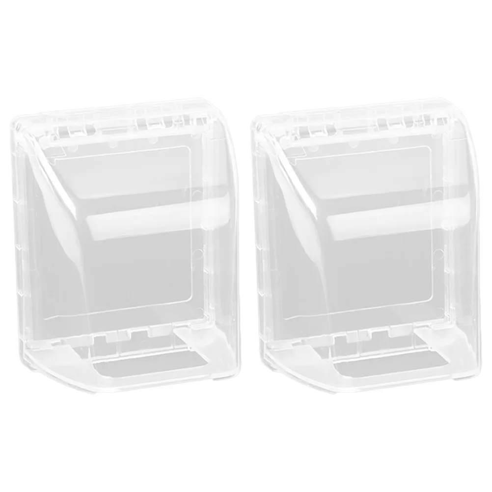 

2Pcs Outlet Protection Covers Wall Outlet Covers Weatherproof Plug Protectors for Bathroom Kitchen Living Room