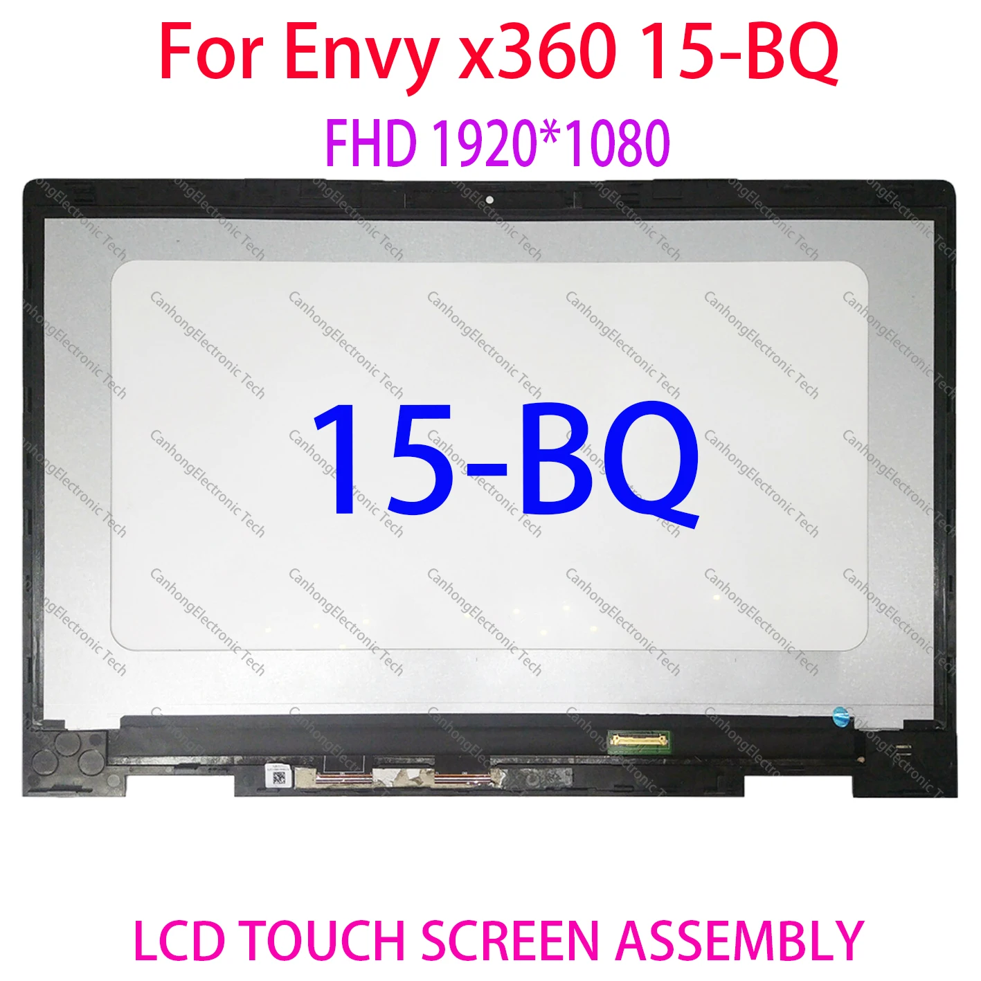 15.6'' FHD Laptop LCD LP156WF9-SPL1 For HP Envy X360 15-bq 15-bq009ur series Touch Screen Digitizer Assembly 924356-001