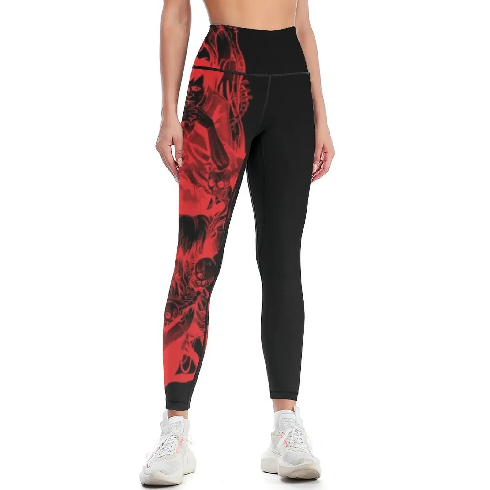 

Deadtree -red version- Leggings Fitness's gym clothes workout shorts fitness set gym Sports pants for Womens Leggings