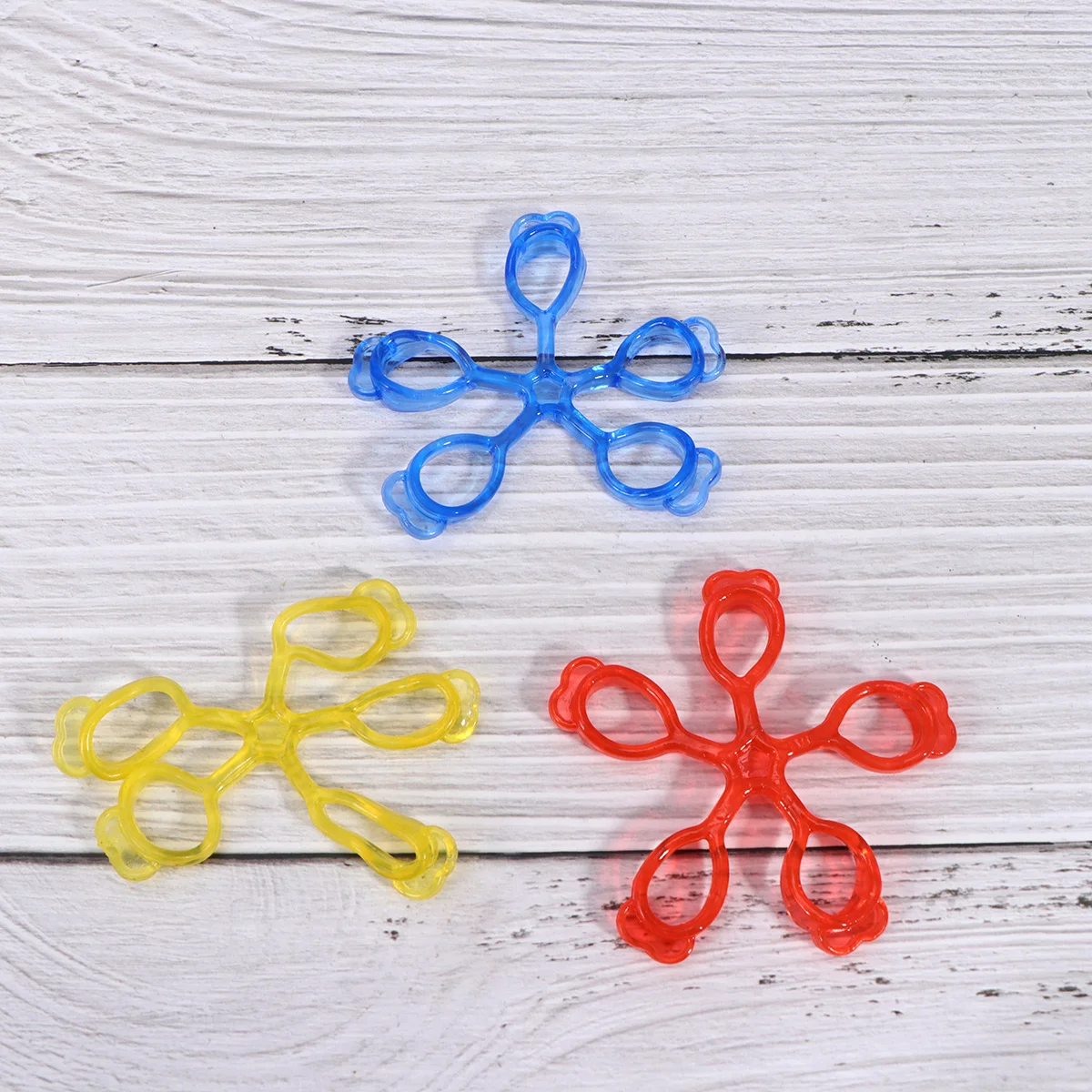 

3pcs Finger Force Exerciser Yellow Red Blue Ergonomic Design For Guitar Accessories Hand Strength Trainer Rehab Exercise Tool