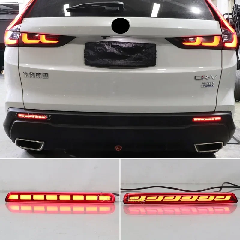 New！ For Honda CR-V LED fog lights, rear bumper, flowing direction, daytime running indicator lights, body modification accessor