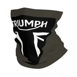 Pañuelo con logotipo personalizado para hombre y mujer, Bandana con estampado de t-triumps, polaina para el cuello, pañuelo para la cara para Club de motocicleta, tocado multifuncional para ciclismo, Unisex