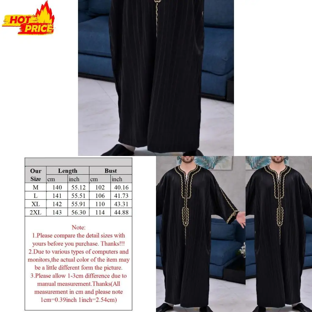 

Muslim Men Thobe Middle East Saudi Arab Kaftan Islamic Abaya Dress Long Robe