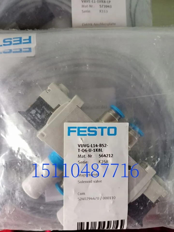 Festo FESTO Solenoid Valve VUVG-L14-M52-AT-G18-1P3 566499 Stock