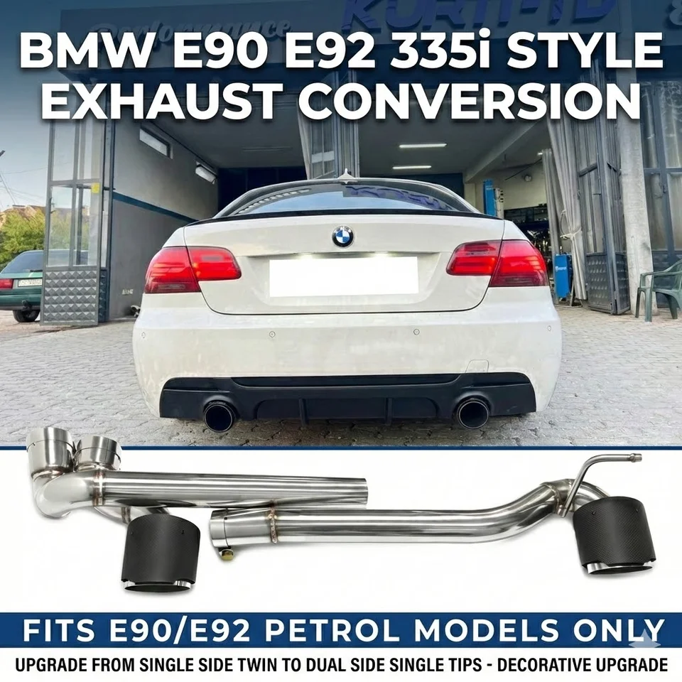 BMW E90 E92 2006-2012 325i 330i 328i、335iスタイル変換用デュアル