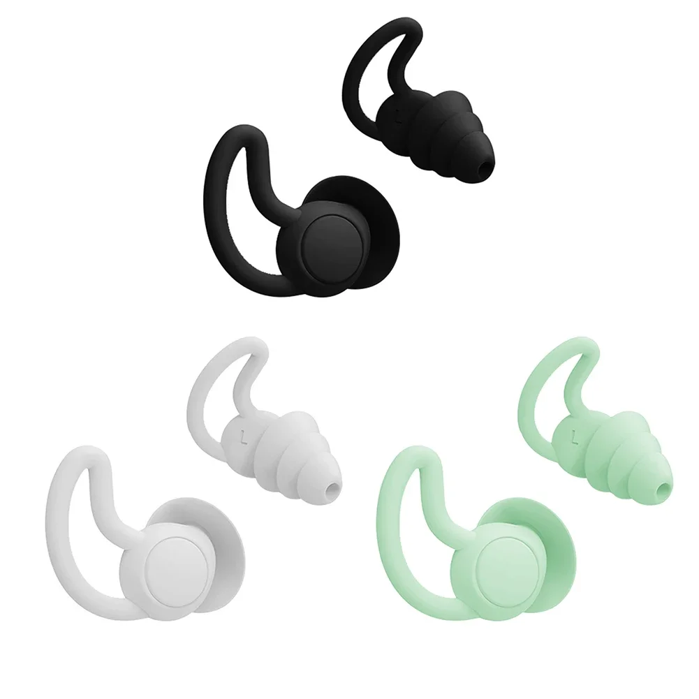 Silicone Ear Plugs Anti Noise Insulation Soundproofing