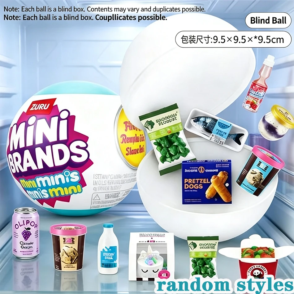 ZURU Heiß begehrte Überraschungs-Mini-Marken-Kühlschrankkugel-Blindbox-Spielzeug, Mystery-Sammelstücke, Mini-Lebensmittel-Ornamente, sortierte Varianten – Detail 9