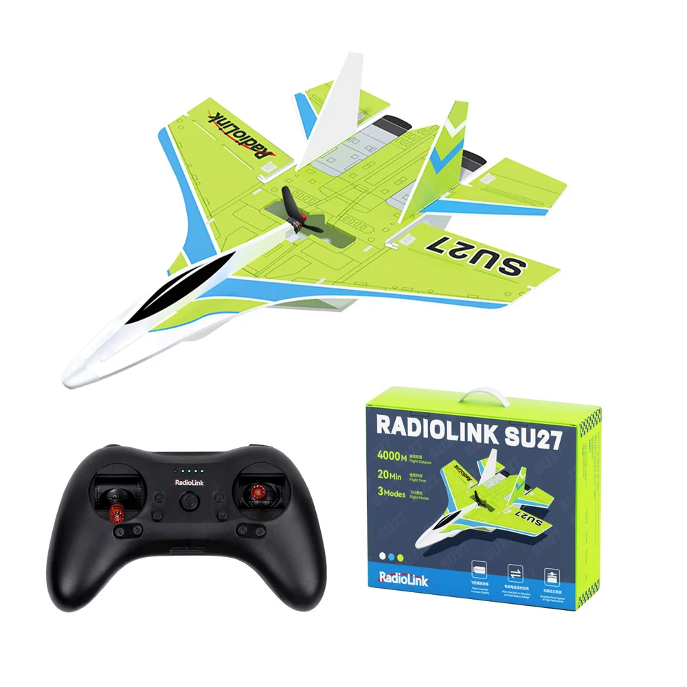 RC Model Aircraft SU-27 Flight Control Version for Model Aircraft Training (Color Box Edition + Luggage Edition)