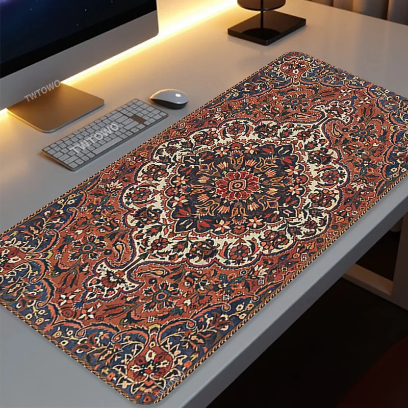 Mouse Pad Persian Gamer printon demand Computer Large Home Mousepad XXL Playmat Soft Office Natural Rubber Mouse Mats Table Mat