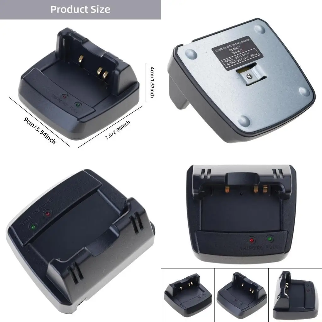 

F62C Power Adapter Rapid Handheld Radio Charging Station for VX-8GR VX-8DR FT-1DR FT-1XDR FT-2DR FT-3DR Radio