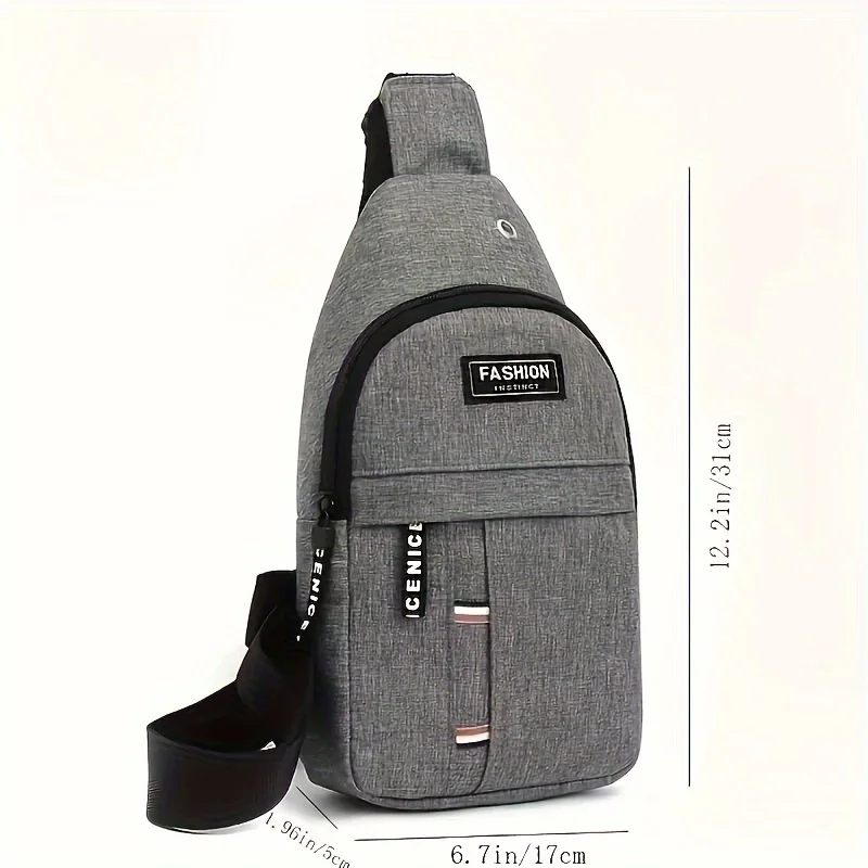 Hot Sale Men's Fashion, Convenience, Casual Chest Bag, Oxford Cloth, Sports Travel Chest Bag, Cashier Crossbody