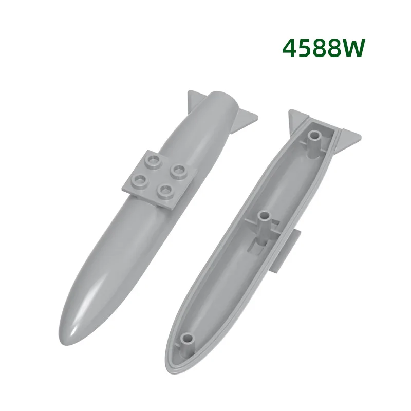 MOC 1PCS Space 4588W Rocket Exhibition Brick Special Small Missiled Fuel Tank Building Block Toys Adults Boys Holiday Gifts