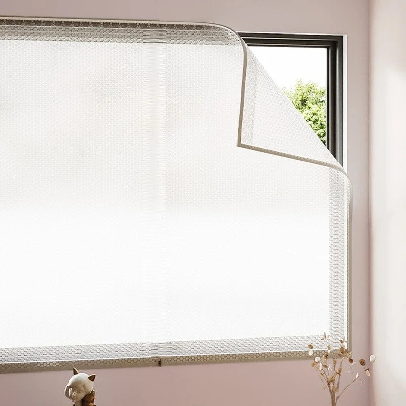 Windproof Sealing Film Household Winter Doors and Windows Insulation Film Self Adhesive Bubble Thermal Insulation Film Keep Warm