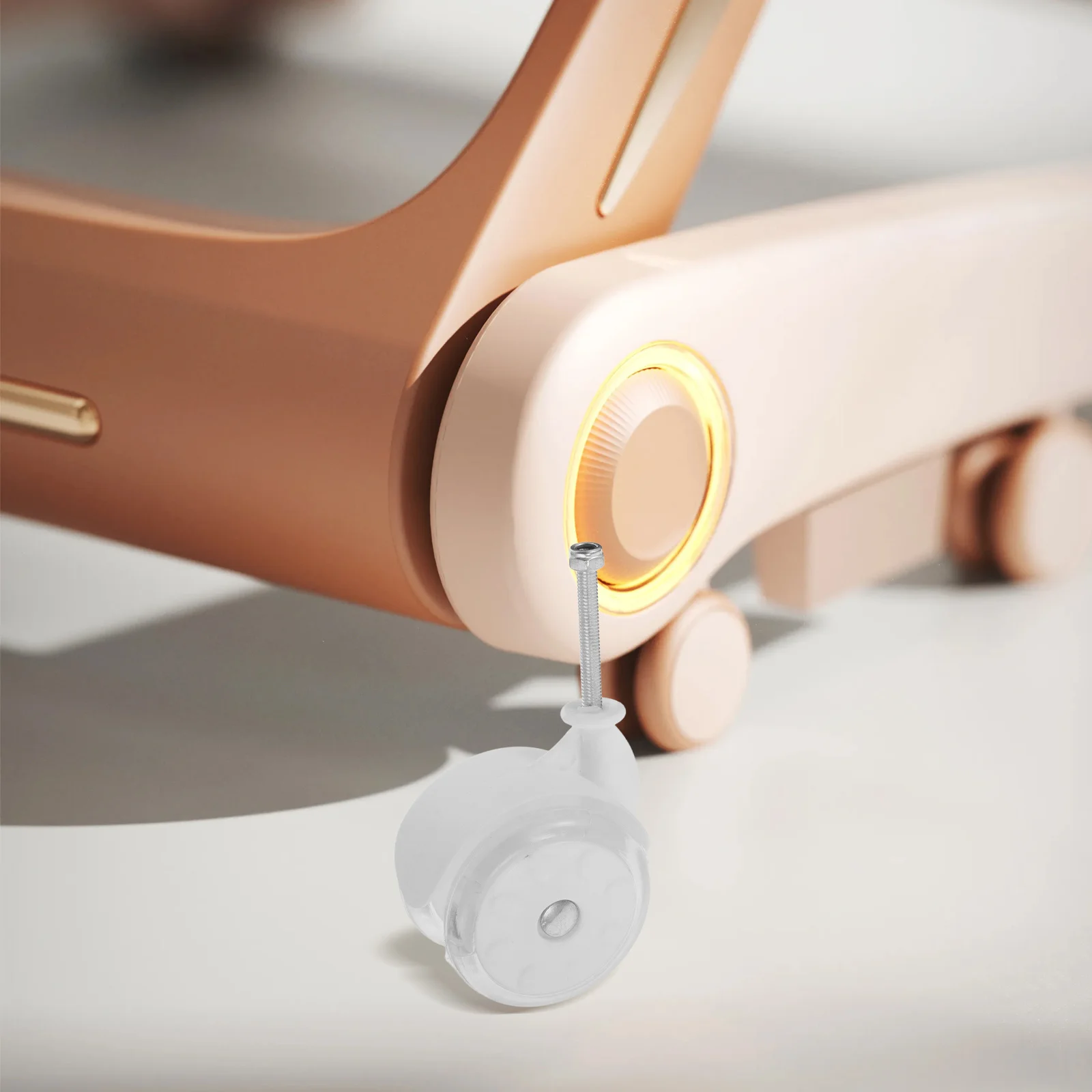 4 قطعة بديلة لعجلات كرسي المكتب العالمي لمشاية الأطفال، ملحقات العجلات البلاستيكية، أجزاء عربة الأطفال في الأماكن المغلقة والخارجية #3