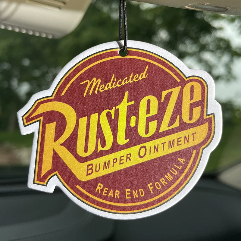 Rust eze, car air freshener, perfume pendant, rearview mirror suspension decoration, super cologne fragrance