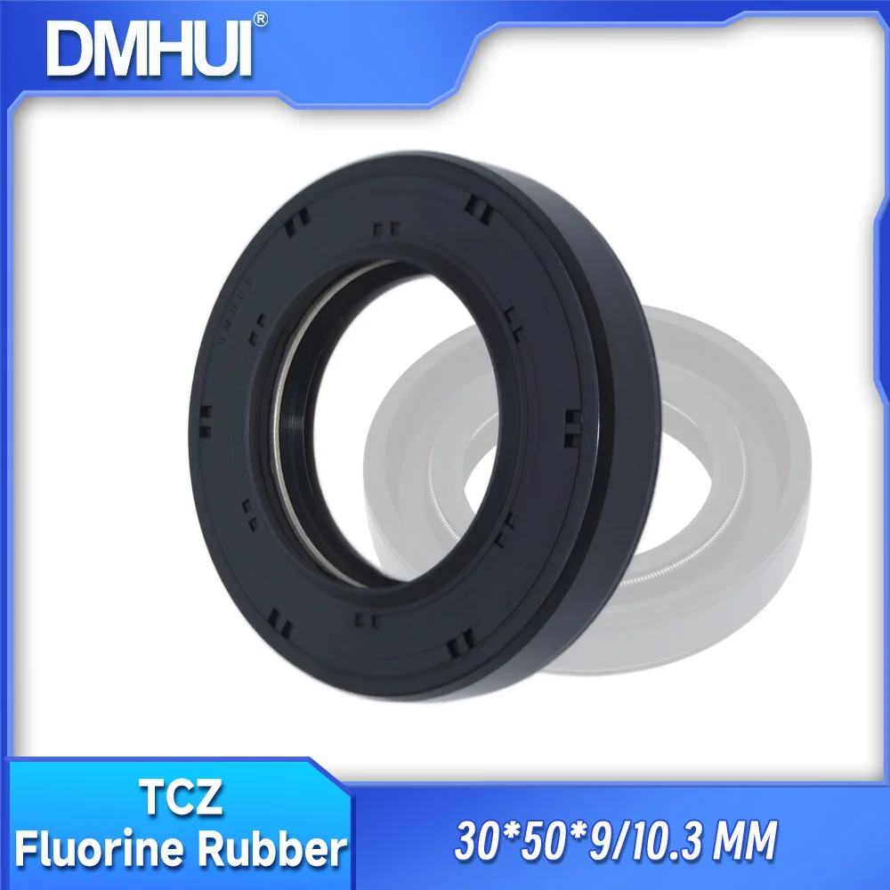 DMHUI High-Pressure Hydraulic Seals 30x50x9/10.3mm TCZ Type VITON Material Factory Direct Supply ISO9001:2008