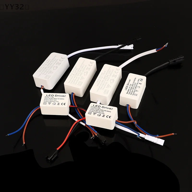 〔YY32〕1-3W 3-5W 4-7W 8-12W12-18W 18-24W LED Driver Light Transformer Constant Current Power Adapter Lamp Strip LED Driver Power
