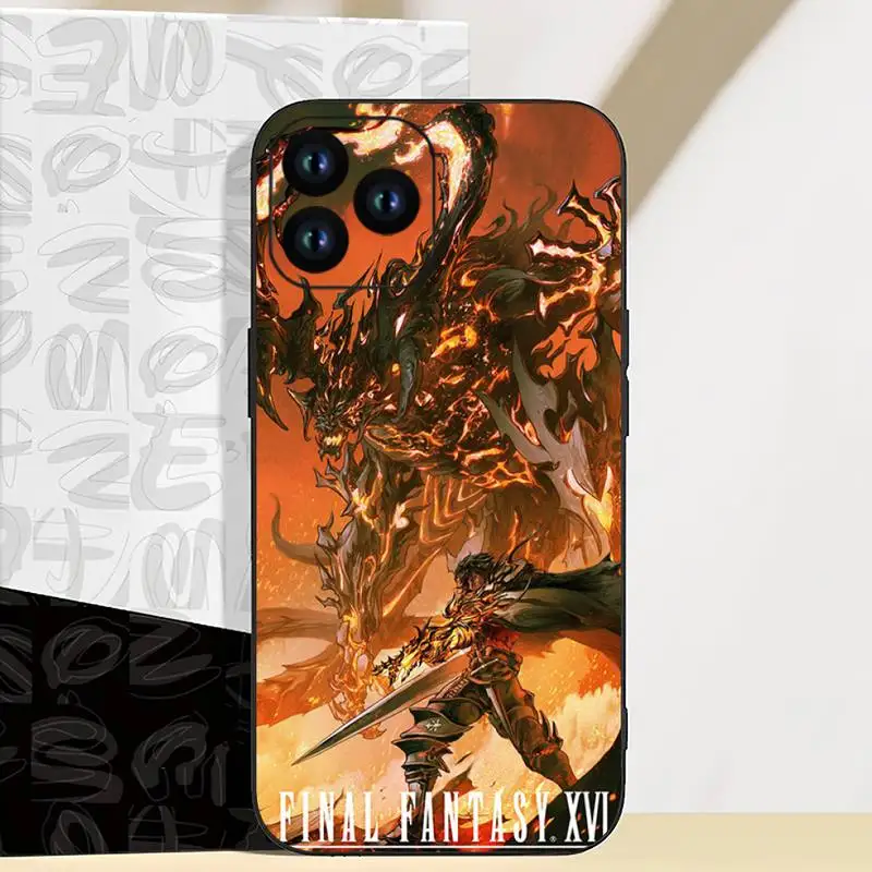 Game Final Fantasy Xvi Phone Case For iPhone 11 12 13 14 Mini Pro XS Max X S Plus XR Shell