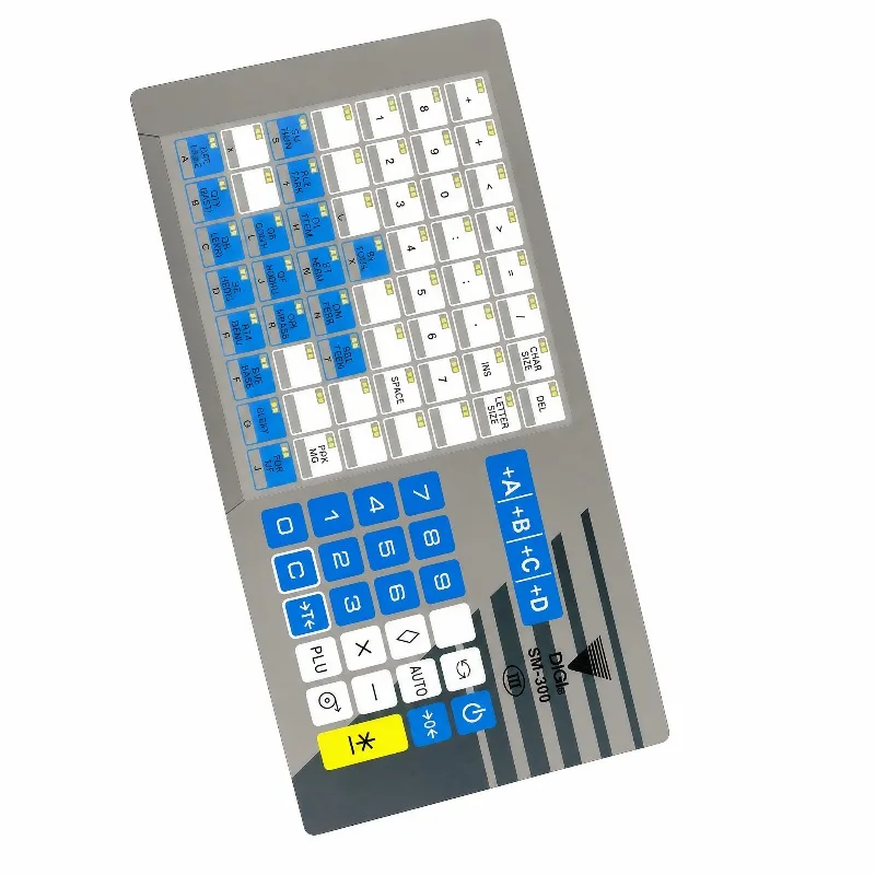 Brand New Original SM300 Keyboard Film and Keyboard for DIGI SM300 SM-300P Panel 56 Keys Key Sheet English Version