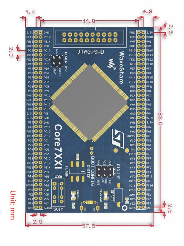 carte-de-base-mcu-stm32-stm32f746igt6-extenseur-io-complet-interface-de-debogage-jtag-swd-core746i-carte-de-base-mcu-stm32
