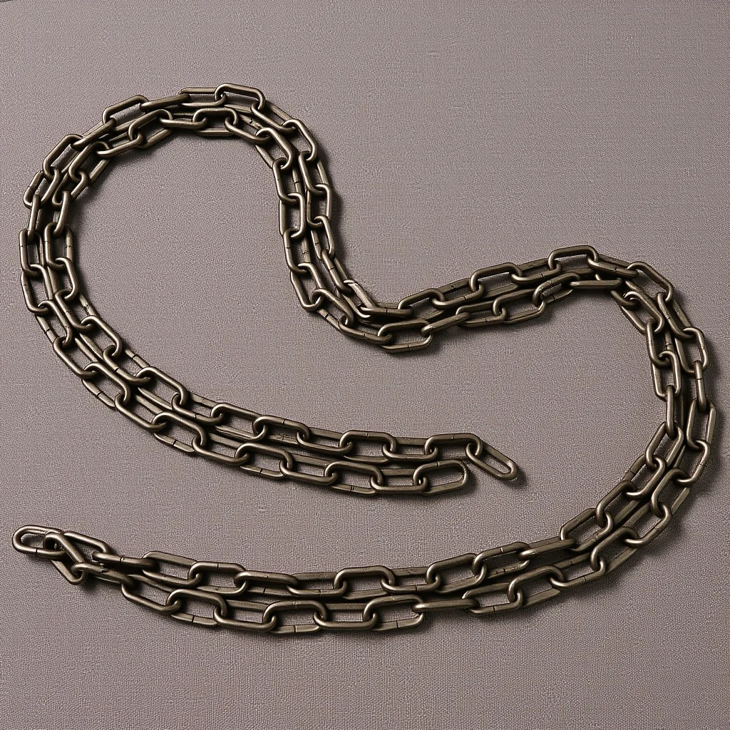 Plastic Chain Barrier Coil 3 Meter Durable Safety Link Chain for Crowd Control Parking Traffic Guidance Warning Security