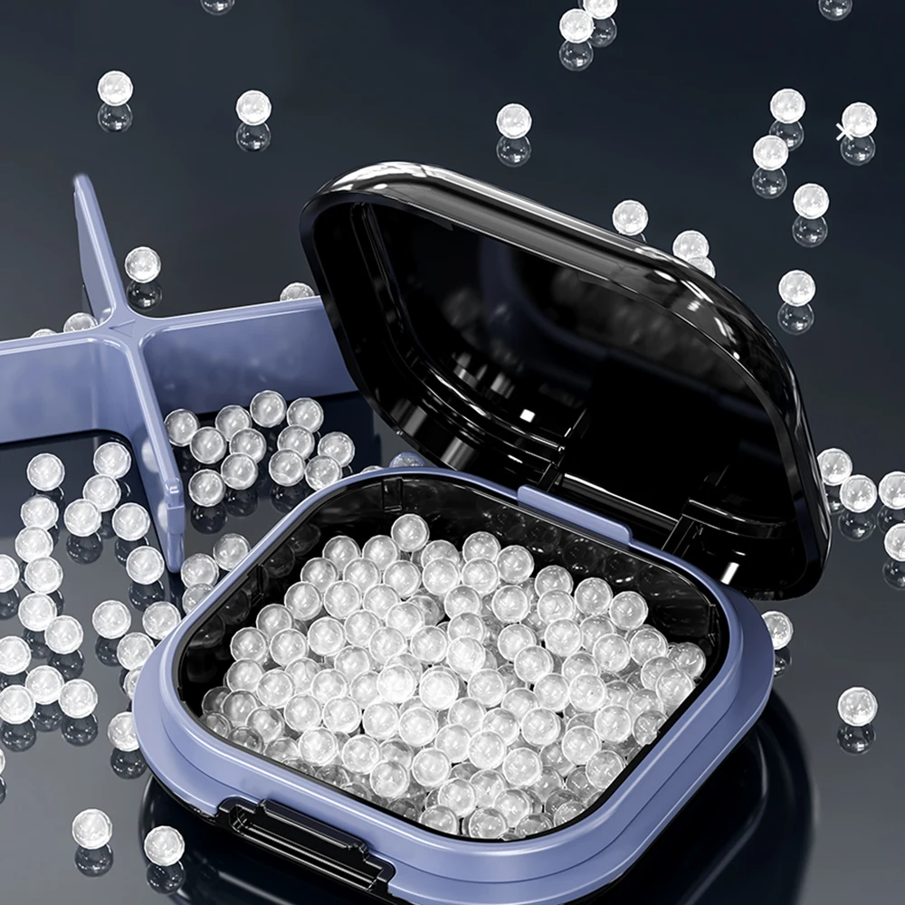 Wasserdichtes Pillenetui mit 4 Fächern, Pillen-Organizer, tragbare Reise-Medizinbox für Vitamine, Ergänzungen, Pillenhalter für den Außenbereich – Detail 7