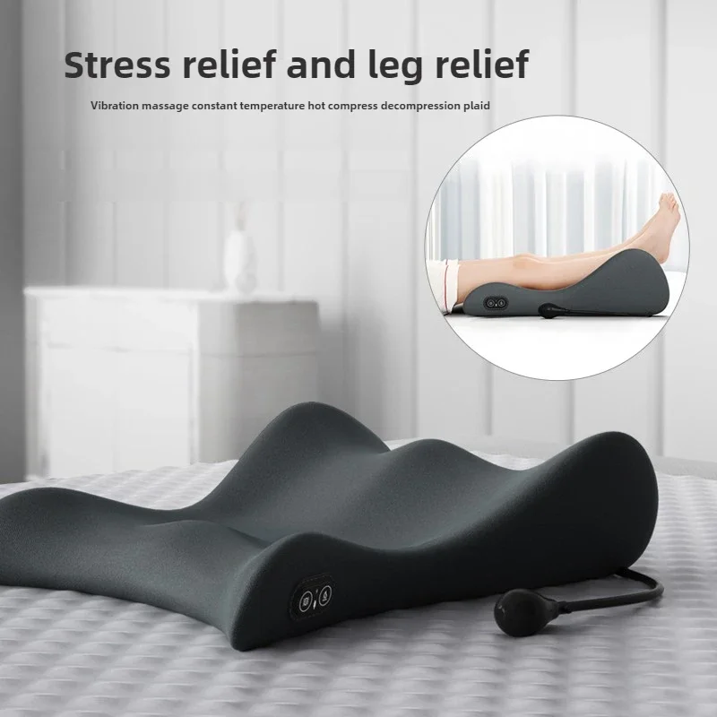 Polyester Footrest Mat  Pressure-Relieving Leg Pillow Heated Massage Pad for Relaxation Soft Elevation Cushion for Sleep