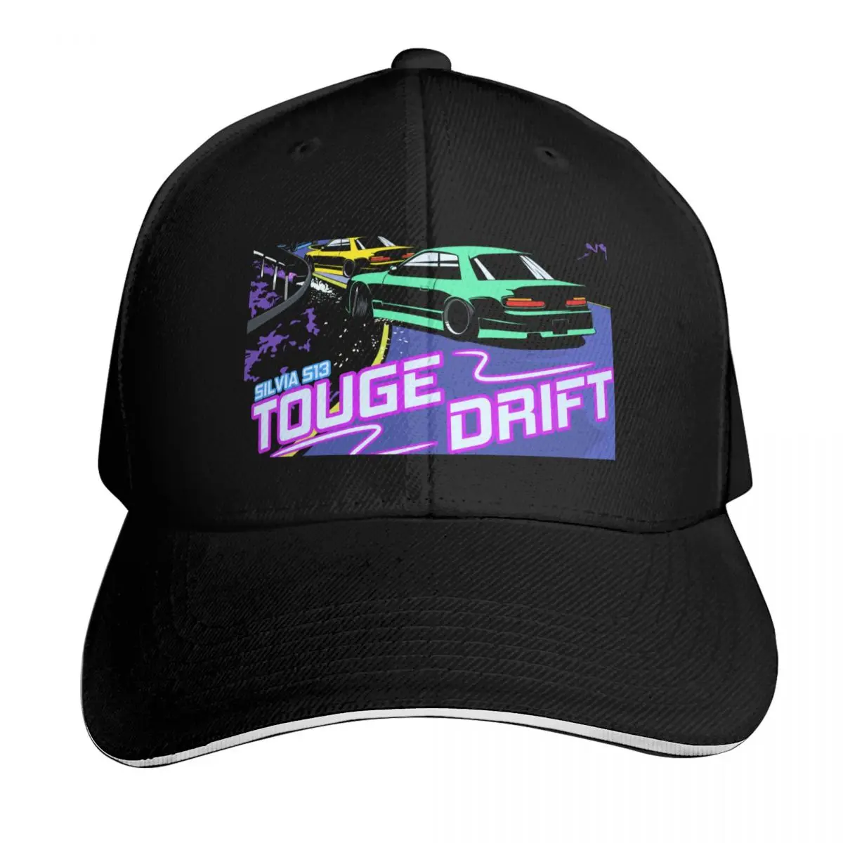 Touge Drift s13 Baseball Cap Gift for Him Her Casual Daily Wear Quick Dry Performance