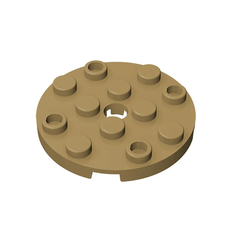 50 Stück 60474 runde Platte 4 x 4 mit Stiftloch Bausteine Spielzeug für technische Bauwerke Kompatible Bauteile Kinder DIY M – Detail 17