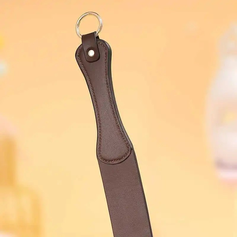 PU Leather Paddle,Handmade  Riding Crop PU Leather Horsewhip，