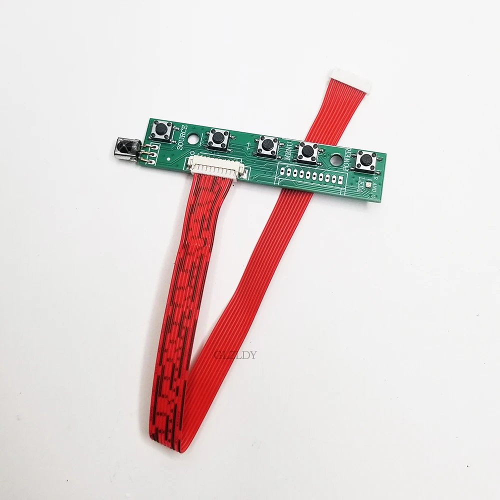 Remote+5 button Key switch with IR for PCB800 series infrared remote control car AV display monitor universal (without battery)