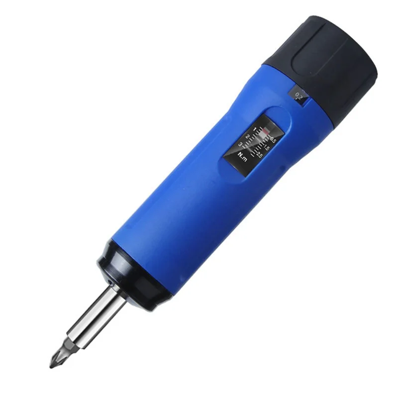 Digital Display Preset Adjustable Torque Screwdriver With 1/4In Drive 4Bits Included With Box Screw Torque Set-B91B