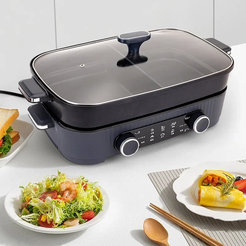 Household Mandarin Duck Hot Pot Multifunctional Cuisine Shabu Split Pot