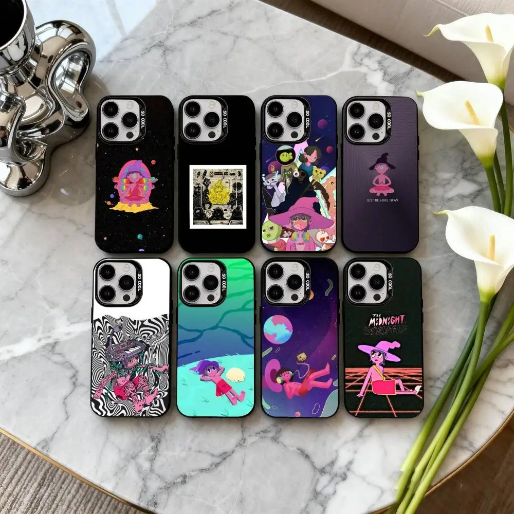 

The M-Midnight-T G-Gospel Phone Case For iPhone17,16,15,14,13,12,11 Plus,Pro Max Black Candy Silver Plated Cover