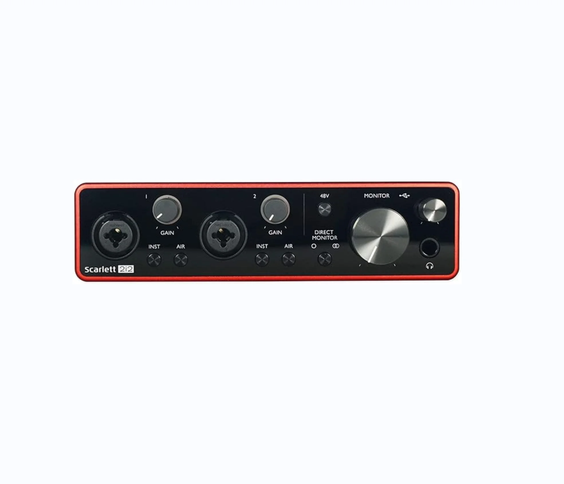 Focusrite Scarlett 2i2 3rd Gen USB Audio Interface Sound Card，For Recording Mic Guitar vs topping