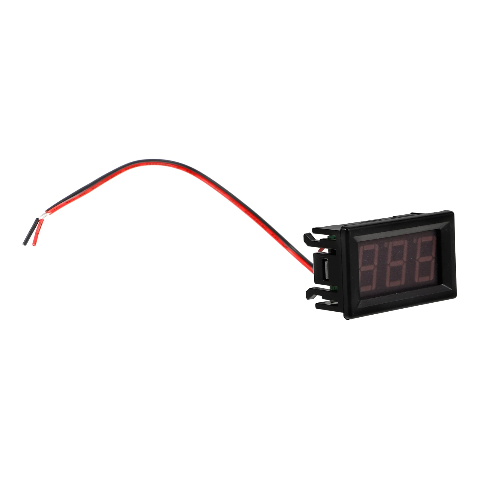 

Digital Voltmeter 2-wire Voltage Meter Blue Display 5V-120V Car Horn Gauge Mini Voltage Meter Gauge Head