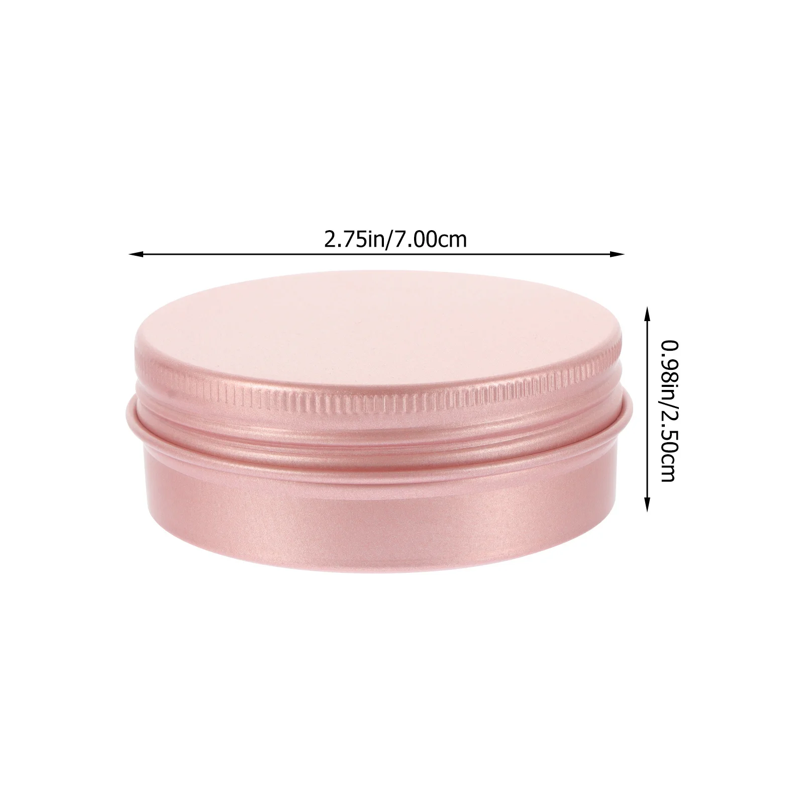 20 stücke Aluminium Boxen Creme Lagerung Container Tragbare Reise Sub Gläser Spirale Deckel Für Make-Up Probe Lotion Balsam Salz