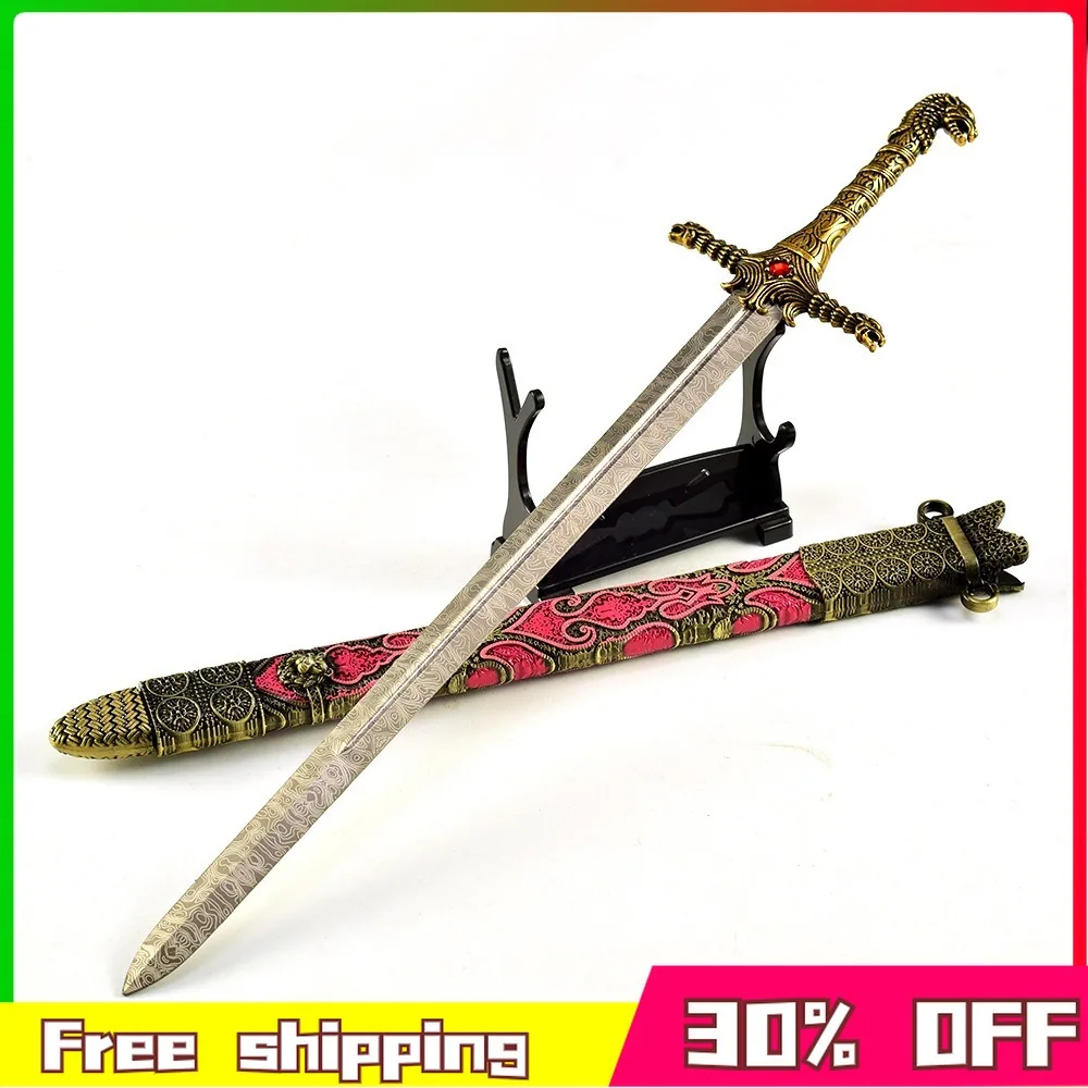 In Stock 30cm Game Figure Oathkeeper Sword Perimeter Metal Model Craftsmanship Desktop Decoration Ornaments Birthday Gifts Toys