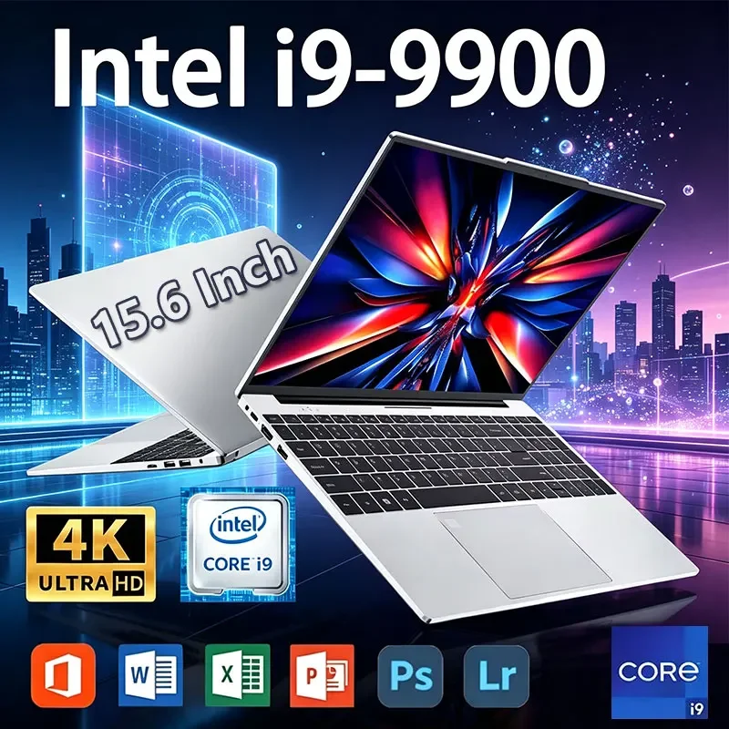 

Intel Core I9 9900 Laptop Windows 11 16GB RAM 1TB SSD 4K HD Screen Portable Slim Laptops PC Gamer 15.6 inch Computer Office