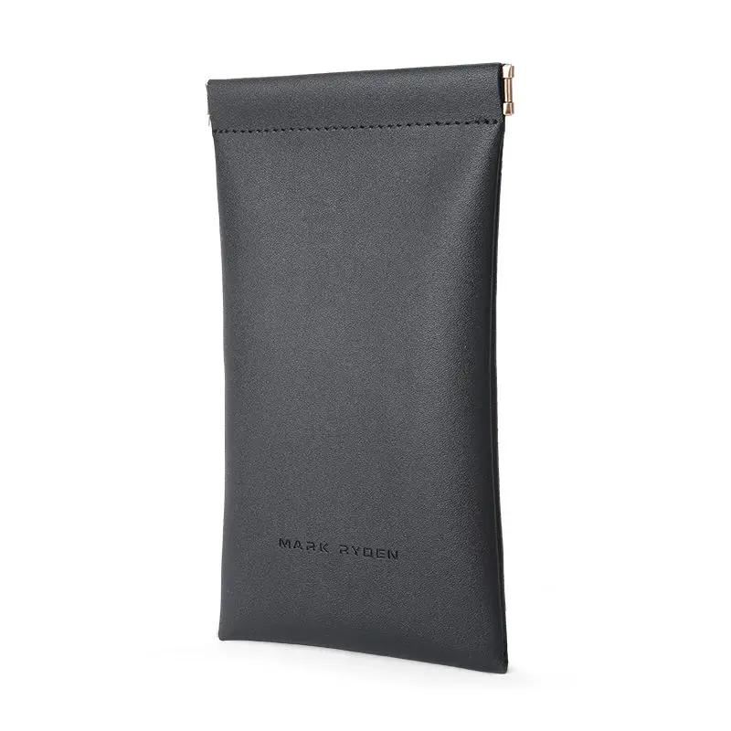 Mark Ryden Soft PU Leather Sunglasses Glasses Bag Reading Case Sun Glasses Pouch Unisex Simple Eyewear Storage Bags