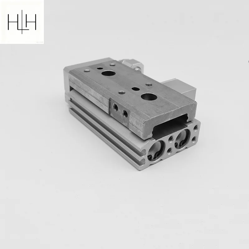 Compatible Precision Linear Guide Slide Cylinder MXQ12-10 MXQ12-20 MXQ12-30 MXQ12-40 MXQ12-50 Double Shaft Guide Rail Slide Cyli