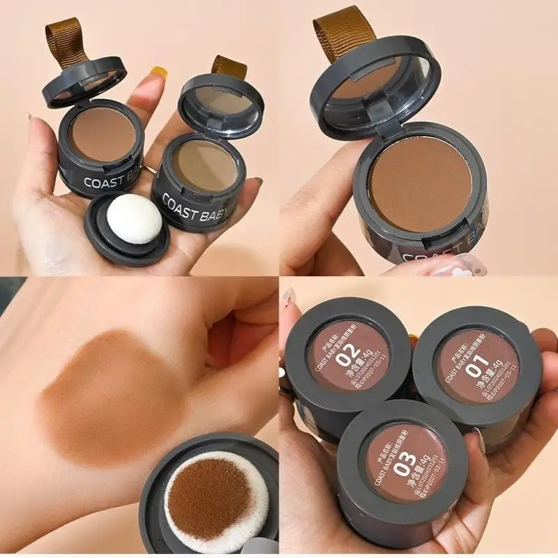 1Pc Hairline Powder Forehead Side Hairline Shading Contouring Hair Concealer Natural Coverage Unisex.