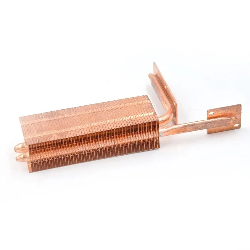 Home Projector F4 Optical Engine Module 2 Heat Pipes Copper Plate Full Copper Heat Sink Fins Cooling Replacement Part