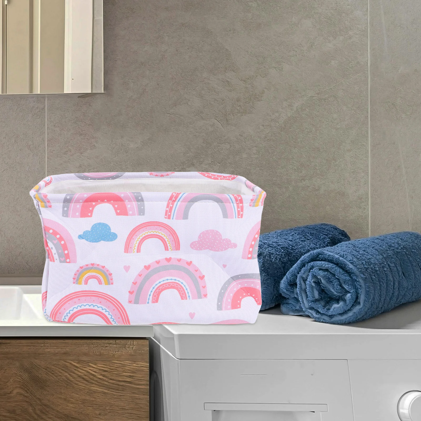 

Fabric EVA Clothes Storage Basket Clothes Organizer Home Wardrobe Book Nursery Storage Bin Kids Toys Laundry Basket