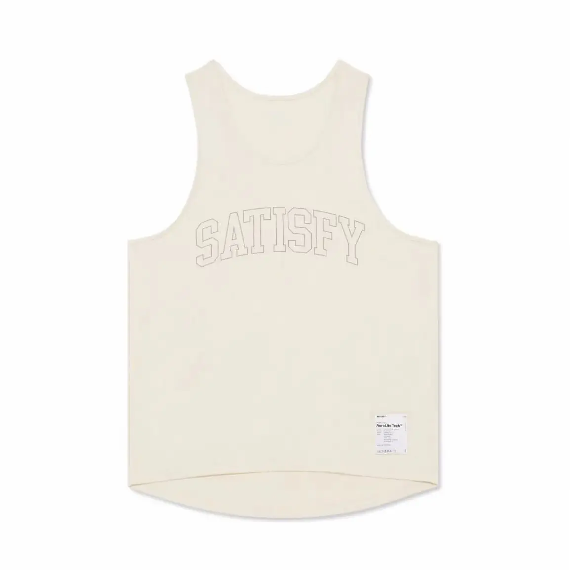 SATISFY AuraLite technology running breathable mesh alphabet reflective vest