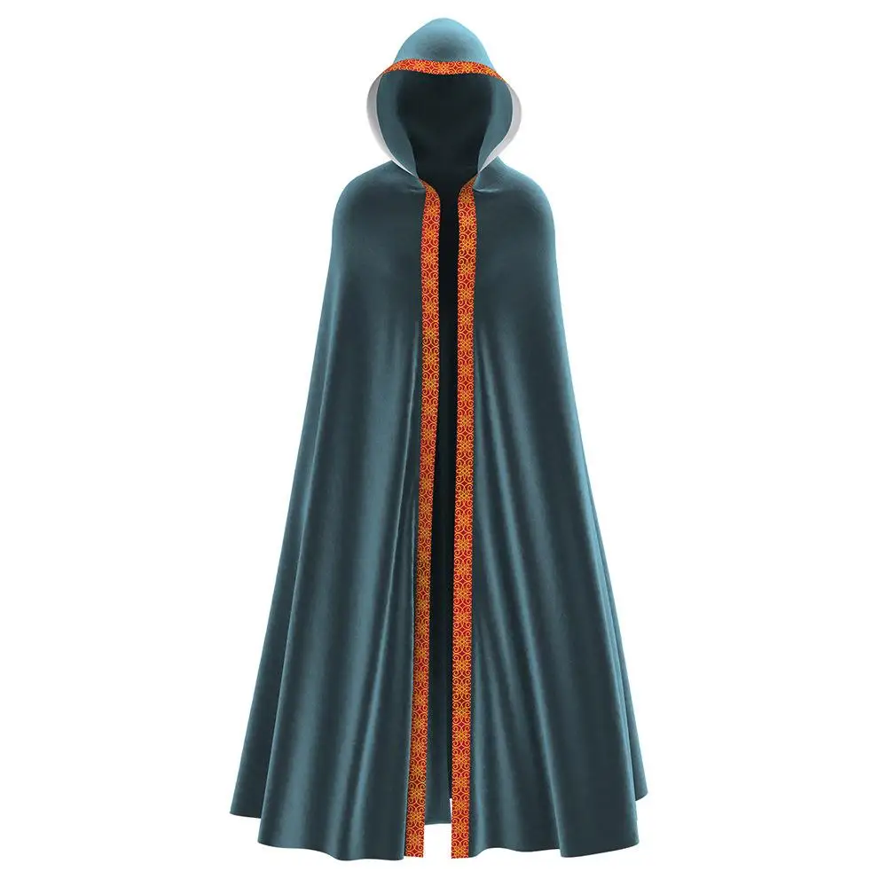 JiaMei Túnica Larga Medieval para Hombre, Disfraz de Clérigo de Iglesia, Talla Grande, Túnica para Actuaciones, Traje de Halloween, Vestuario Tradicional Étnico para Escenario