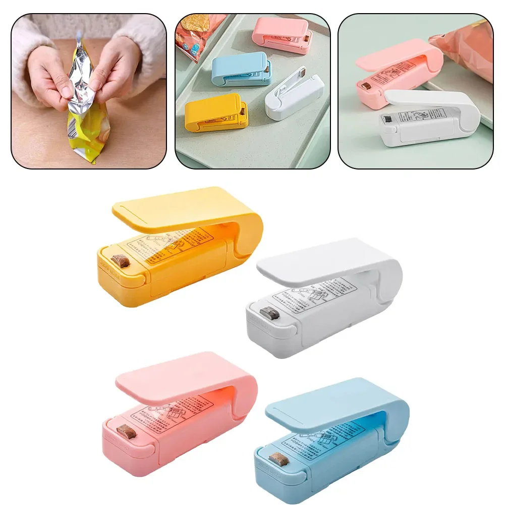 Mini macchina per sigillare plastica compatta e portatile per fogli di snack e sacchetti di plastica Termosigillatrice efficiente per la conservazione degli alimenti