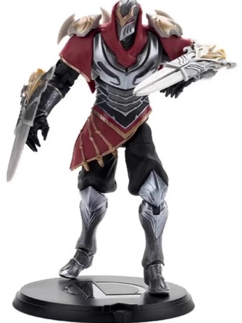 Original LOL League of Legends Zed The Master of Shadows Game Statues Action Figure Active Joints Ornaments  Model Toys Gifts