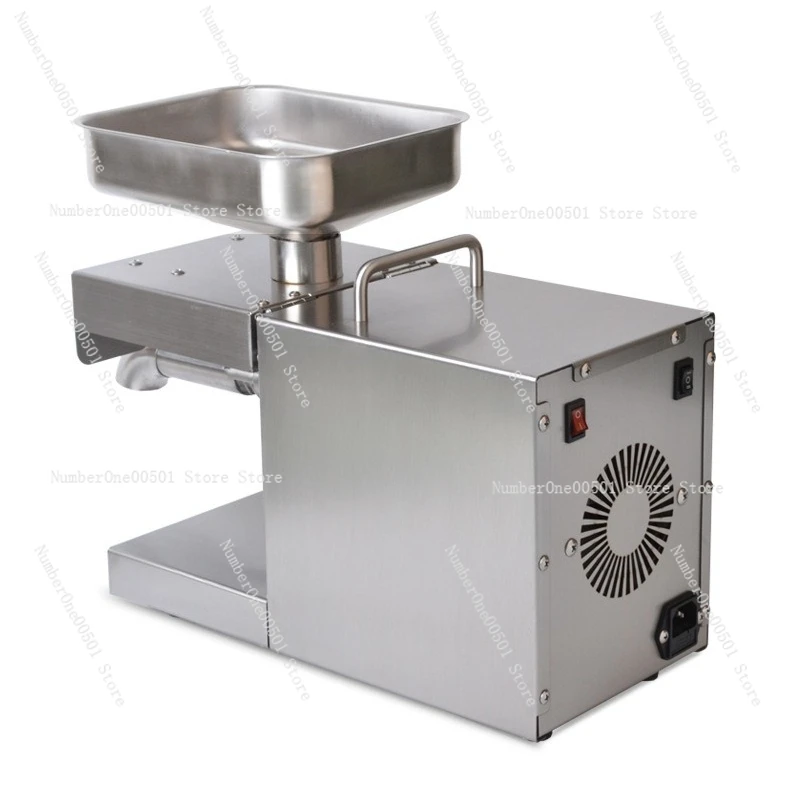 Small Intelligent Home Oil Press Stainless Steel Peanut Oil Maker Kitchen Cooking Oil Extractor Automatic Cold Press Machine
