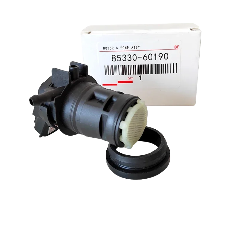 

85330-60190 is suitable for Toyota Corolla, RAV4, 4Runner, Yaris, Lexus, Mazda 3, 5, 6, Ford Mercury, windshield wiper pump 8533